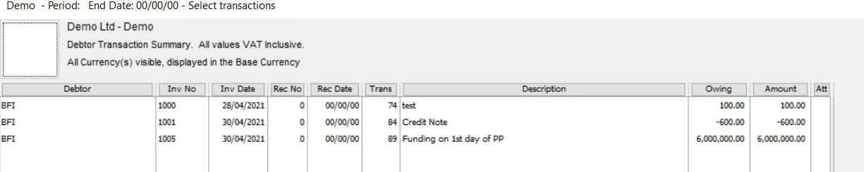 Accounts Receivable – Find AR Transactions – mydaEs Online Manual